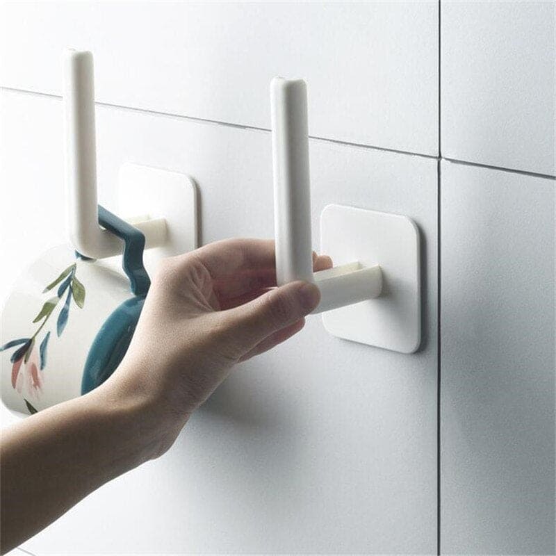 Multifunctional Hanger, Kitchen Paper Holder, Wall Mounted Bracket, Tray Holder Multifunctional Hanger, Kitchen Paper Holder, Wall Mounted Bracket, Tray Holder